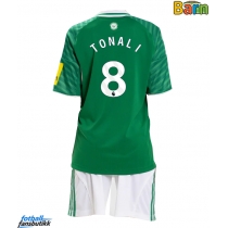 Newcastle United Sandro Tonali #8 Bortedraktsett Barn 2025-26 Kortermet (+ Korte bukser)